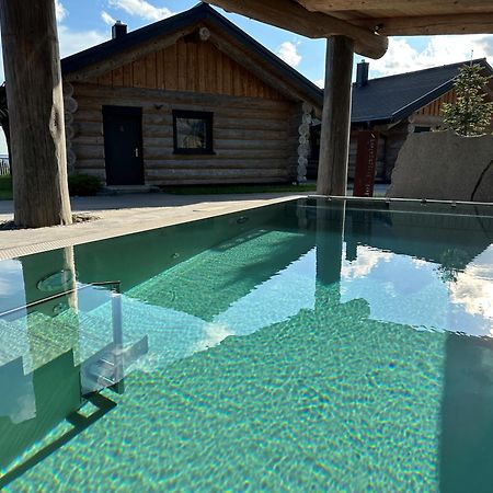 Blockhausen Luxus Chalets Oberschwarzenberg Exterior foto